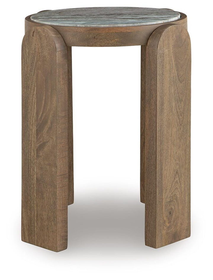 Gavrilley Accent Table - Light Brown (3)