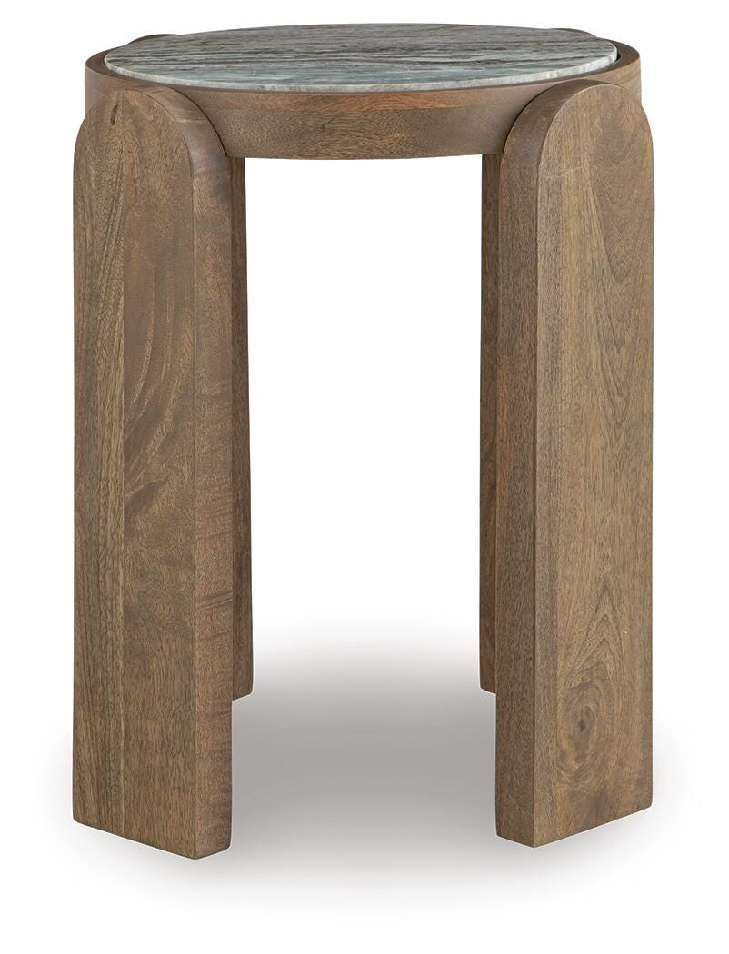 Gavrilley Accent Table - Light Brown (3)