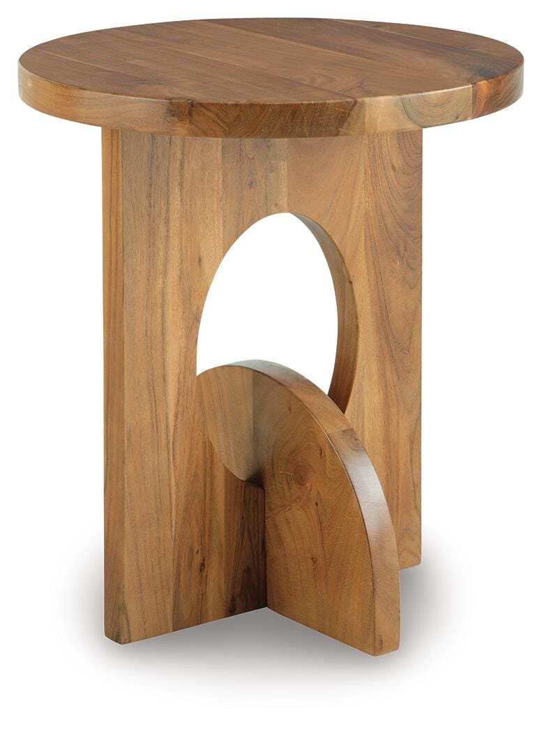 Hollbourne Accent Table - Brown (1)