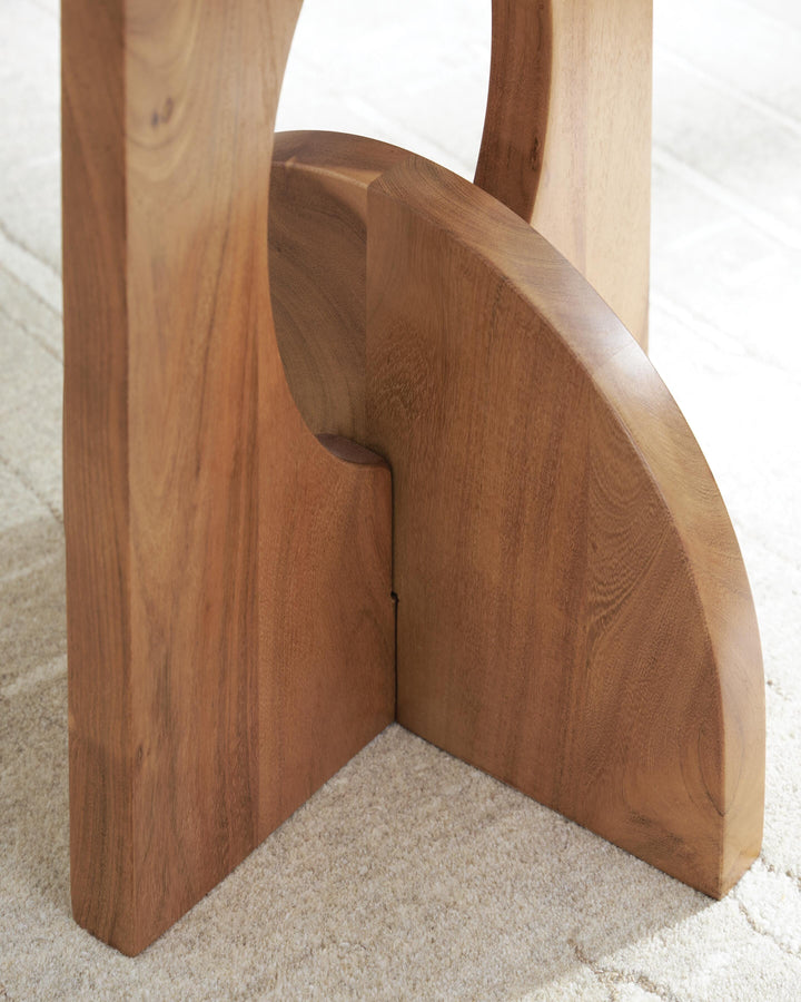 Hollbourne Accent Table - Brown (5)