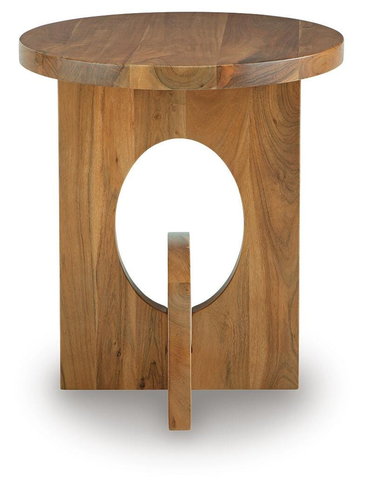 Hollbourne Accent Table - Brown (4)