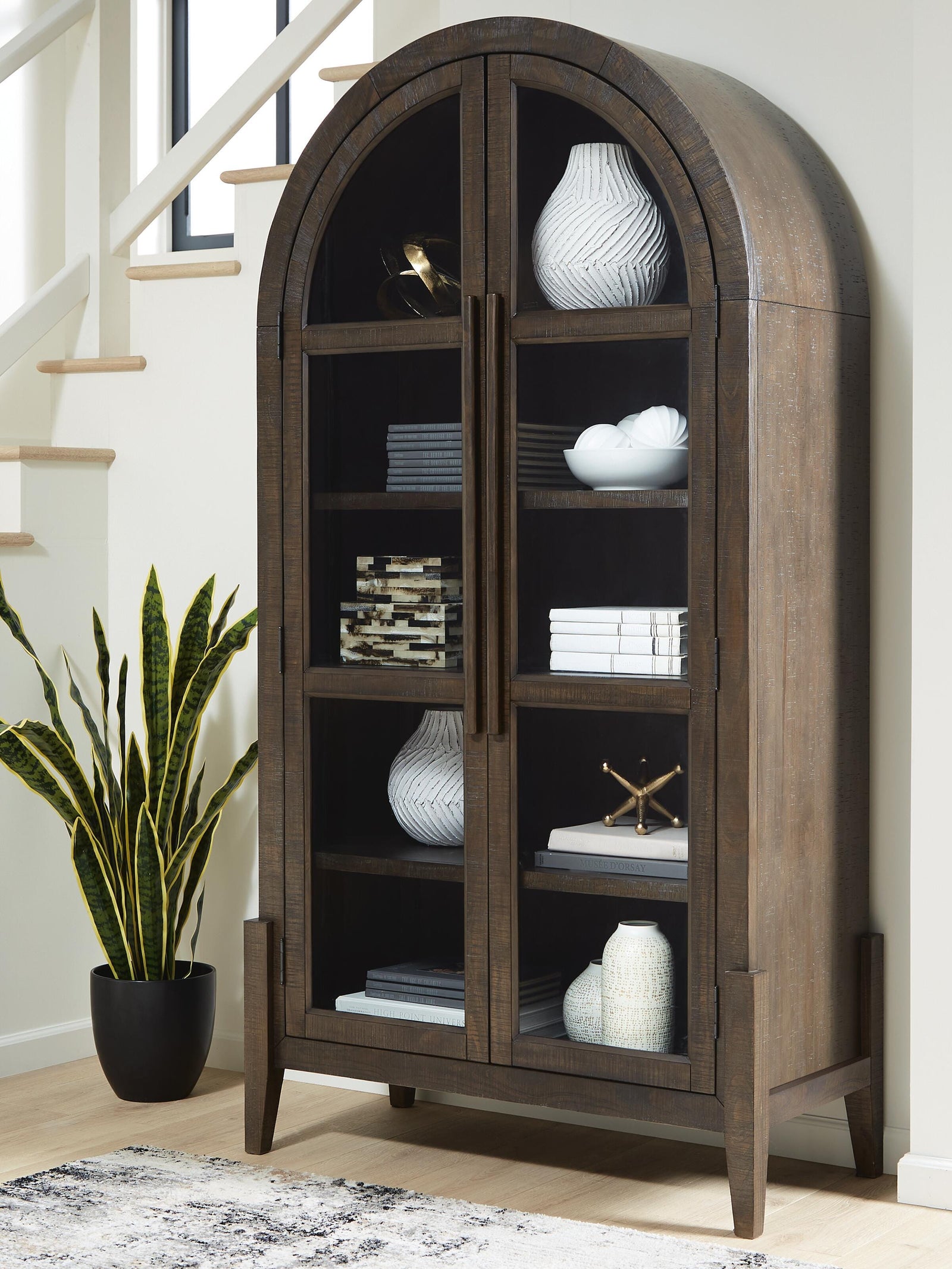 Benhall Accent Cabinet - Dark Brown (2)