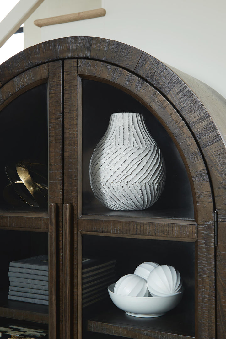 Benhall Accent Cabinet - Dark Brown (6)