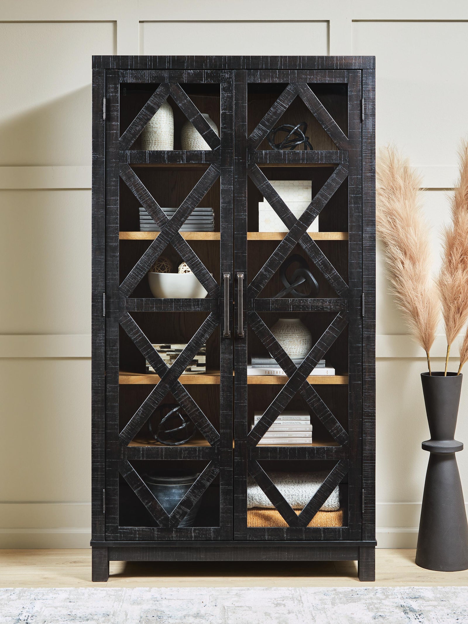 Christop Accent Cabinet - Black (2)
