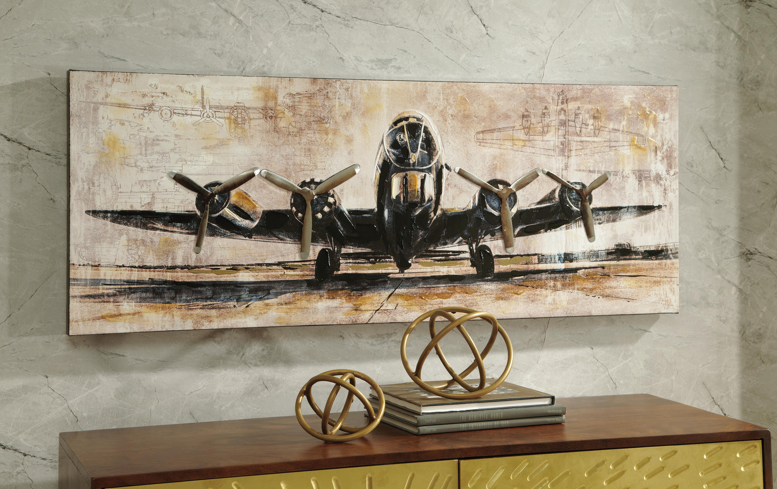 Kalene Wall Art - Dark Brown (2)