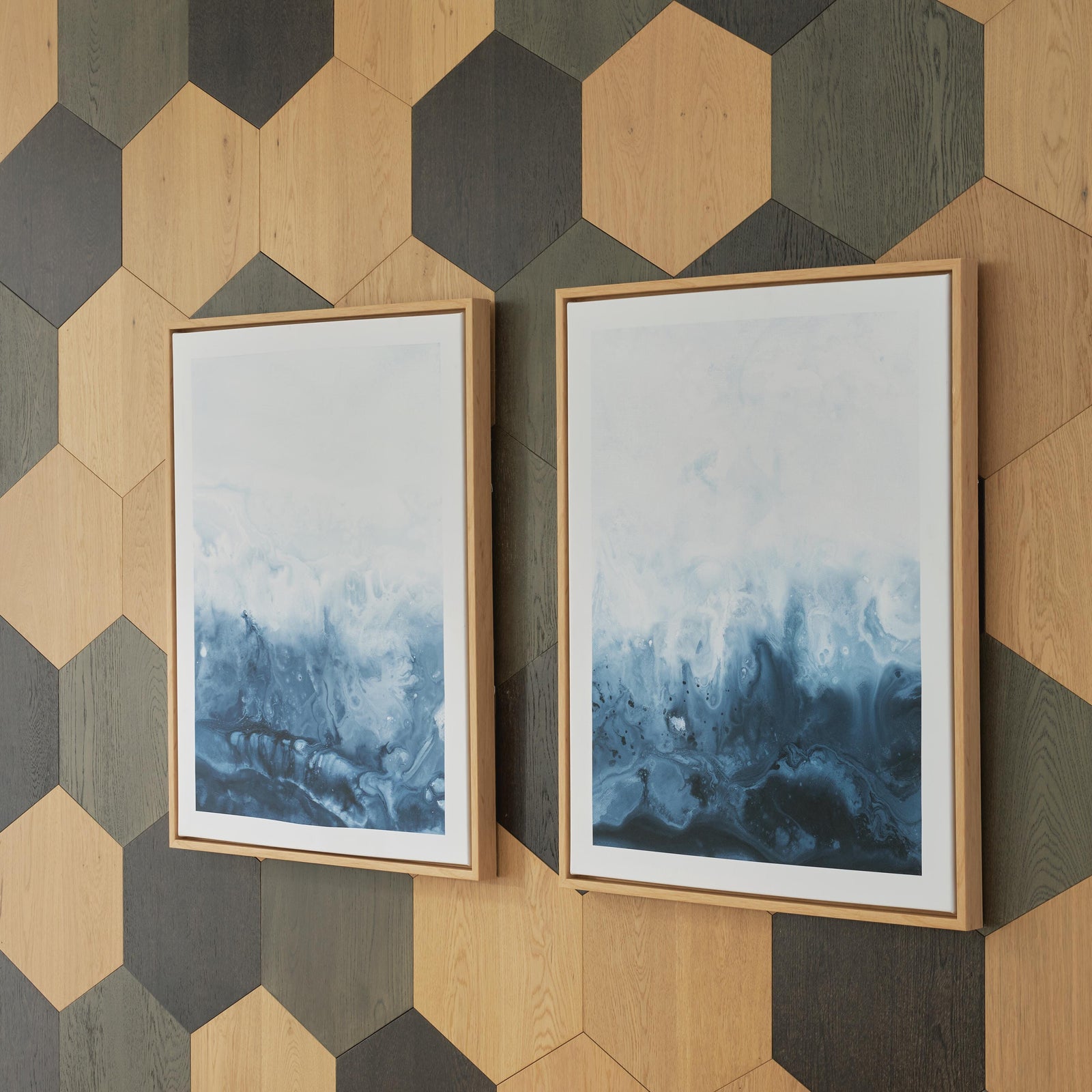 Holport Wall Art (Set of 2) - Blue (2)