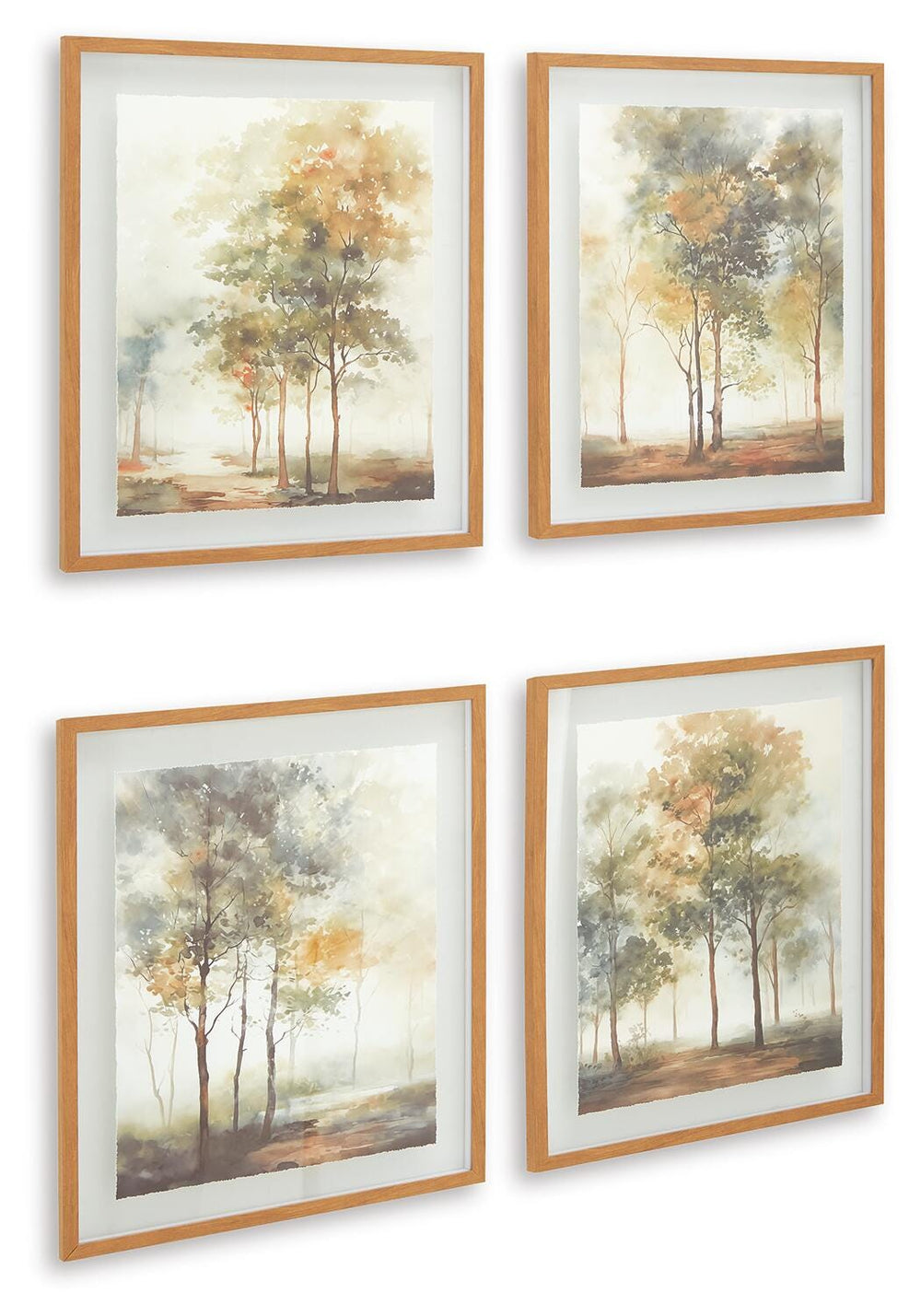 Bryneford Wall Art (Set of 4) - Light Brown (3)