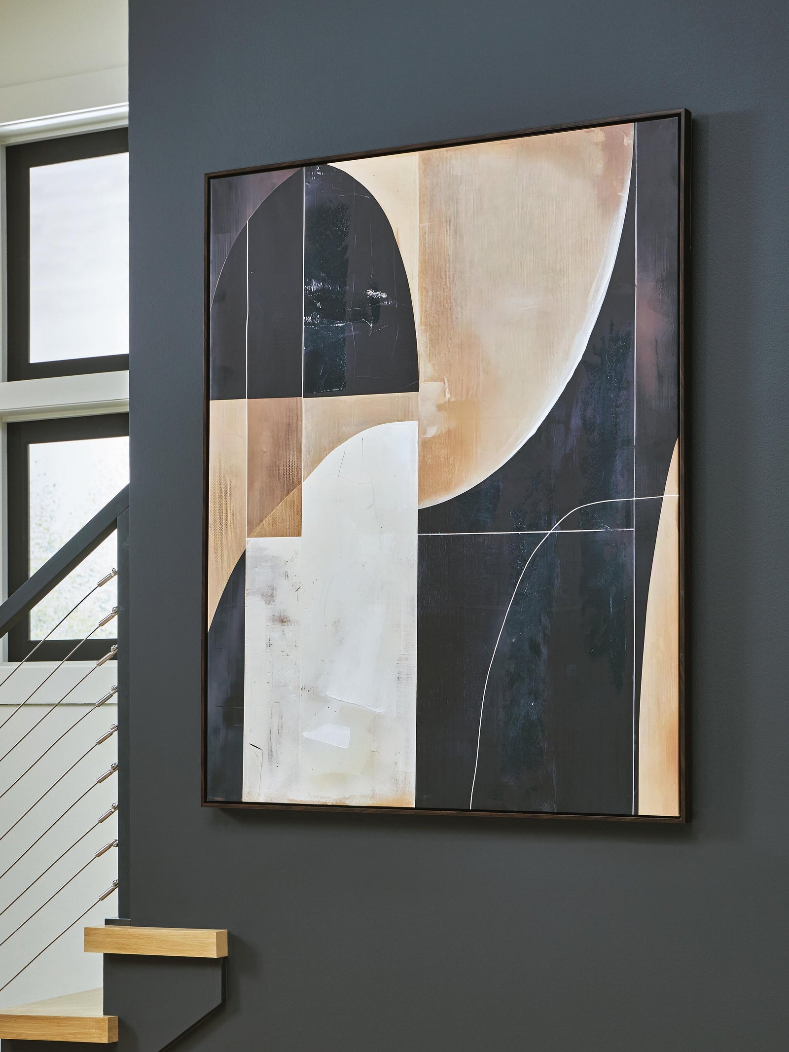 Ewanford Wall Art - Black (2)