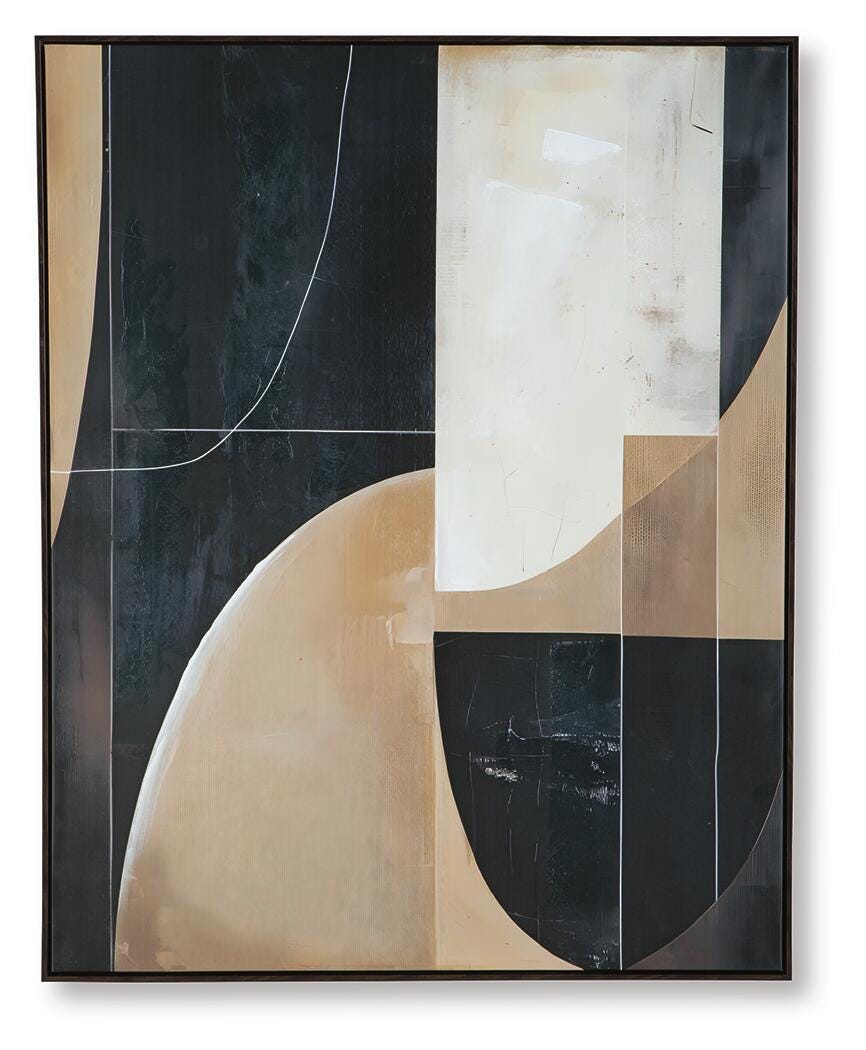Ewanford Wall Art - Black (4)