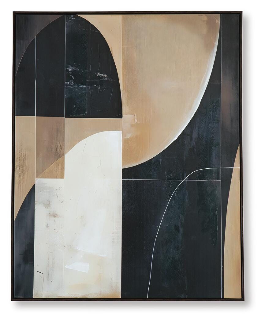 Ewanford Wall Art - Black (1)