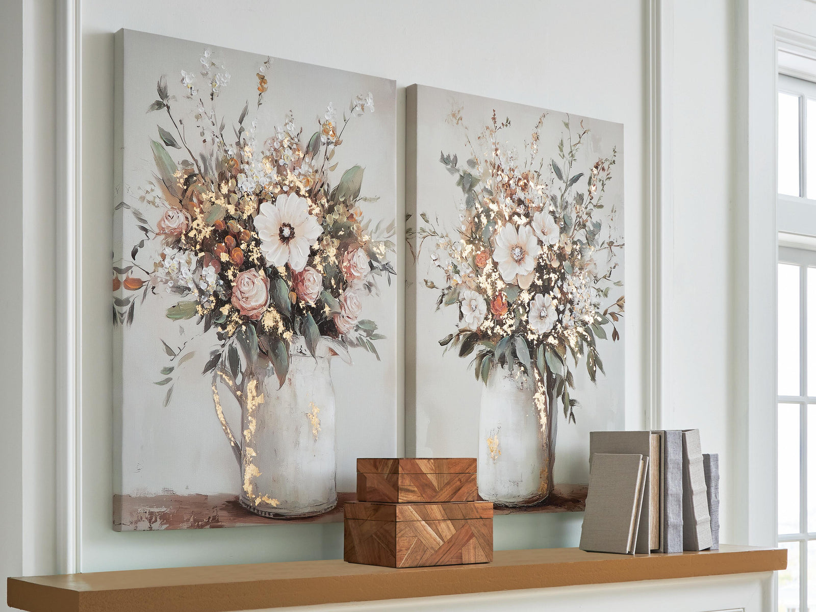 Faisaldon Wall Art (Set of 2) - Gray (2)