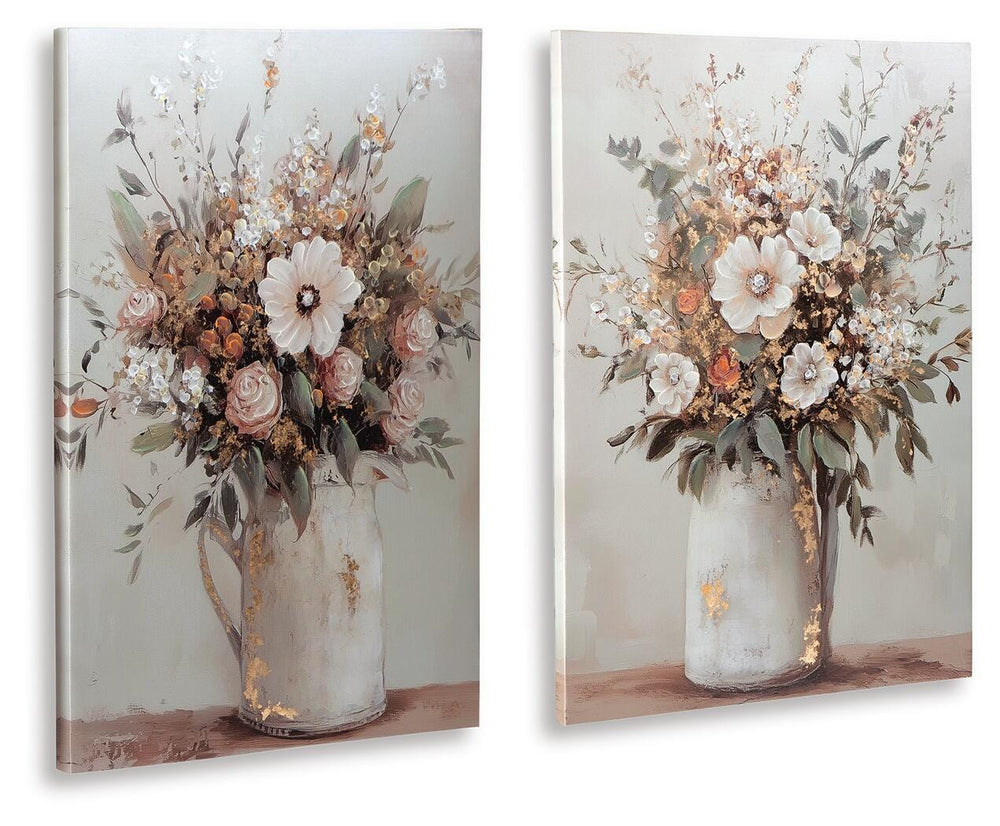 Faisaldon Wall Art (Set of 2) - Gray (3)
