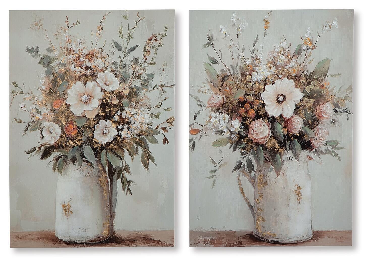 Faisaldon Wall Art (Set of 2) - Gray (1)