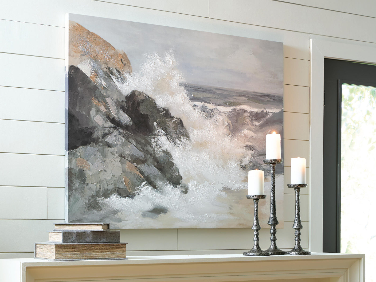 Worthner Wall Art - Gray (2)