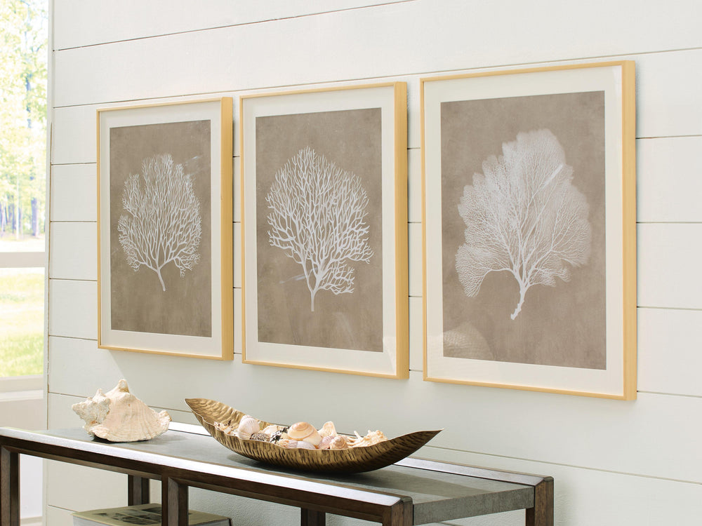 Hendridge Wall Art (Set of 3) - Light Brown (2)