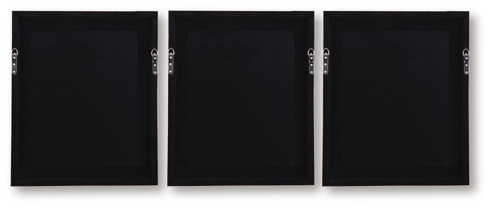 Hendridge Wall Art (Set of 3) - Light Brown (4)