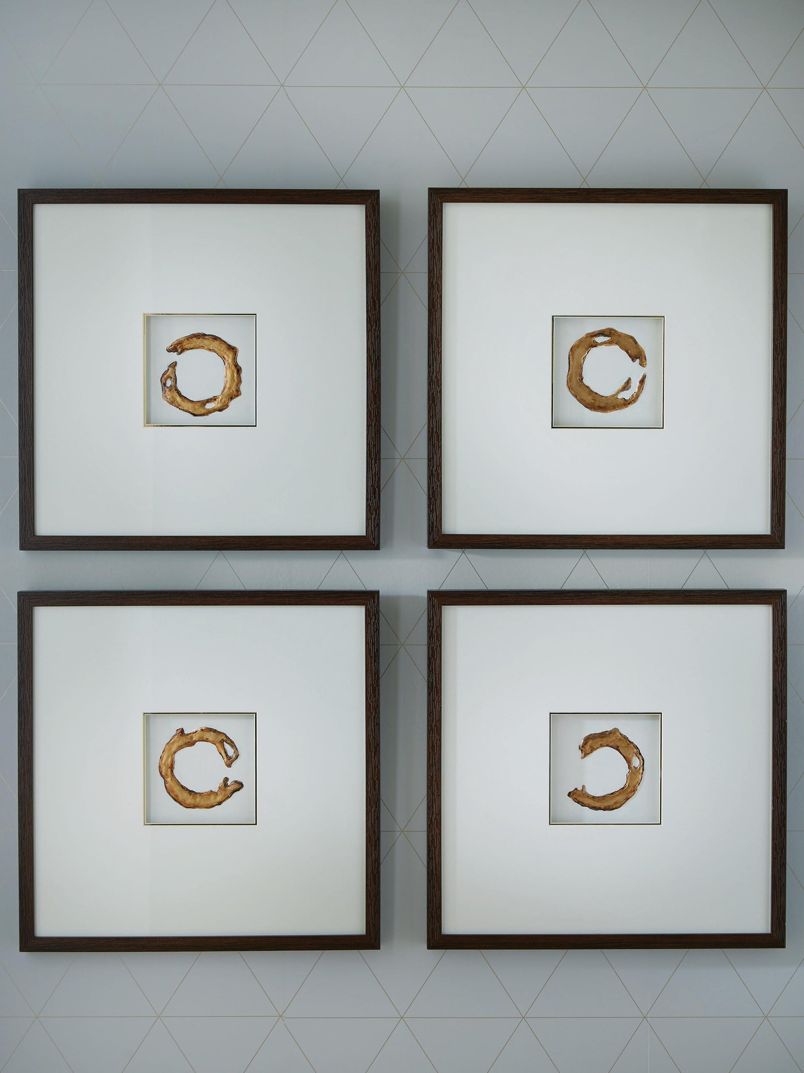 Dallbourne Wall Art (Set of 4) - White (2)