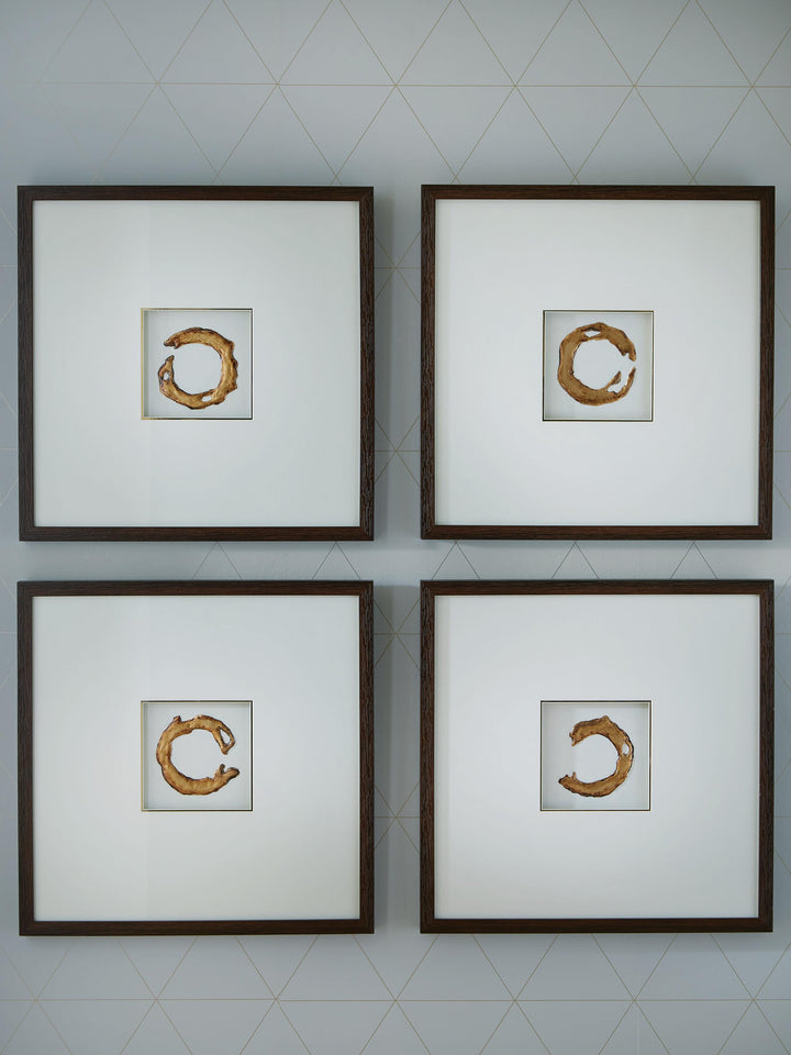Dallbourne Wall Art (Set of 4) - White (2)