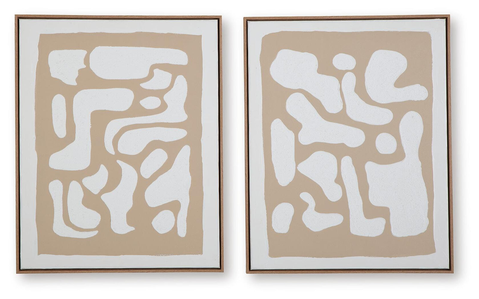 Waldett Wall Art (Set of 2) - Beige (1)