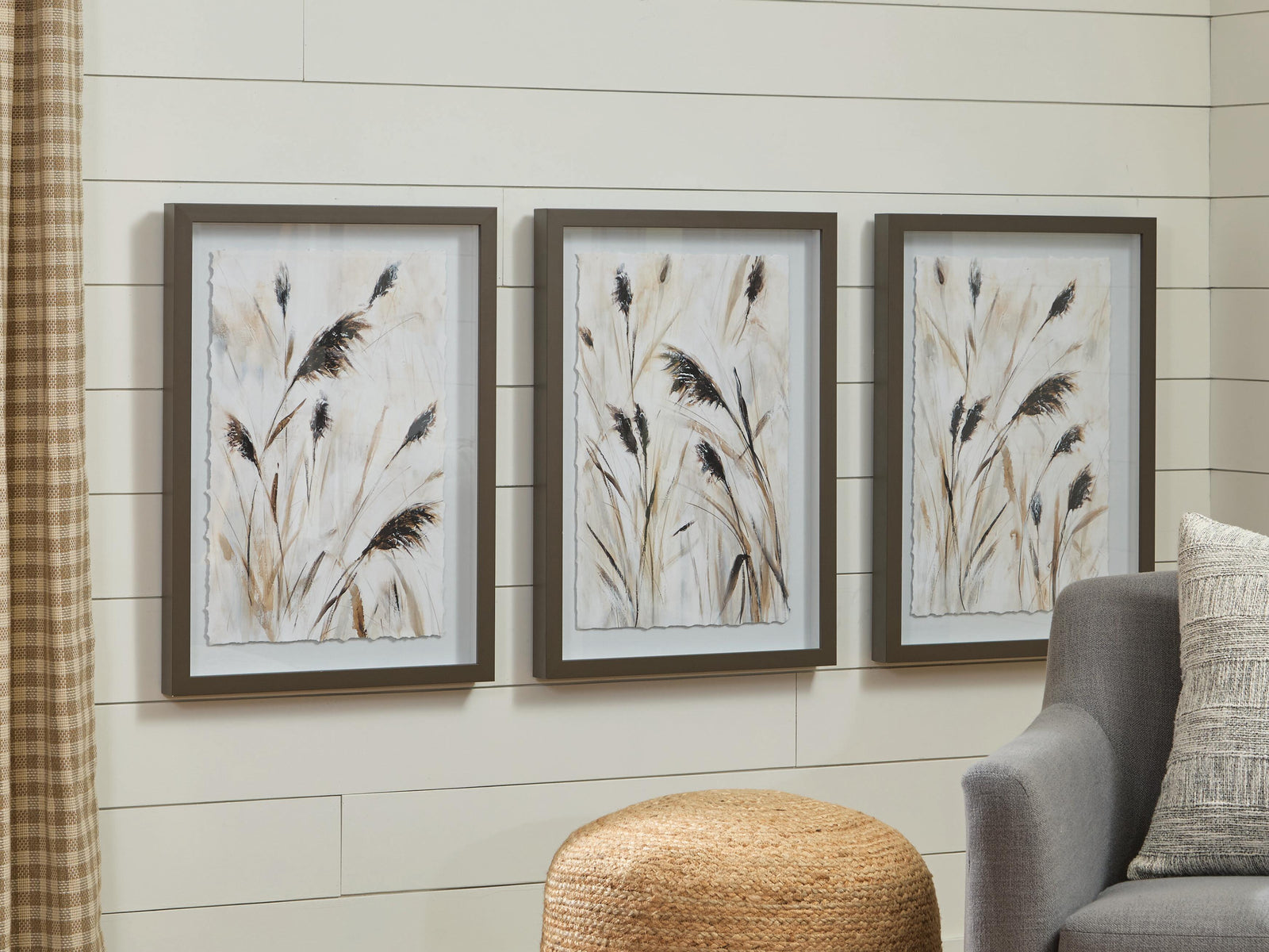 Honslow Wall Art (Set of 3) - Beige (2)