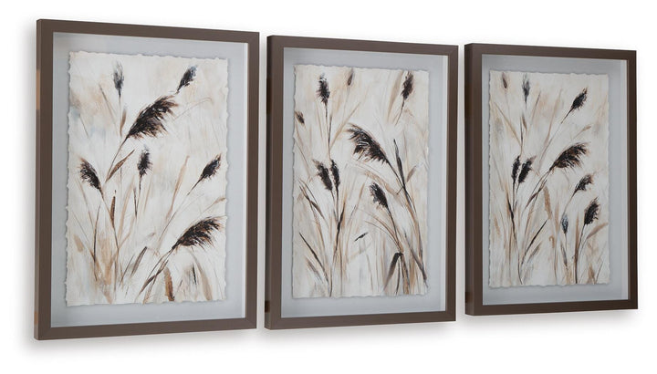 Honslow Wall Art (Set of 3) - Beige (3)