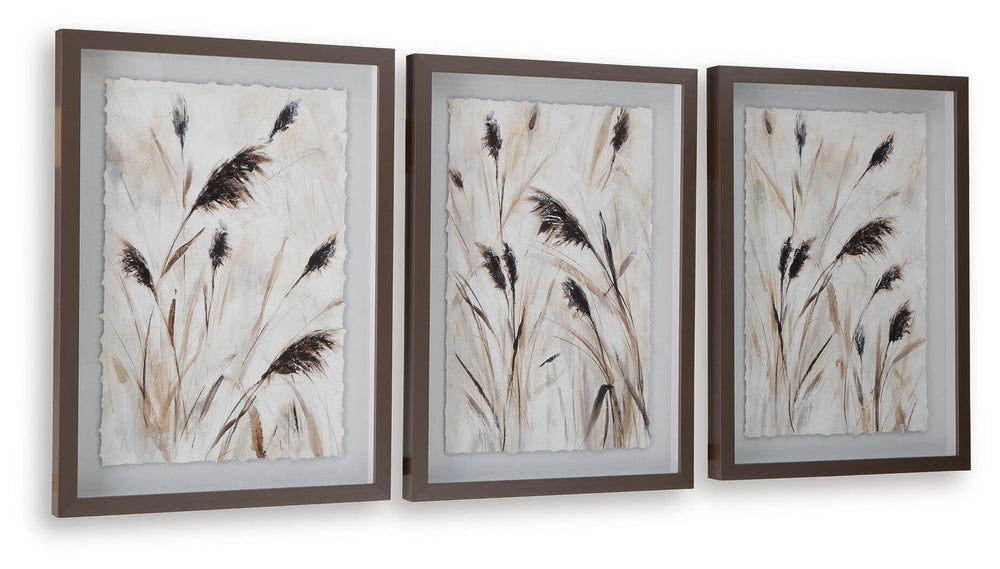 Honslow Wall Art (Set of 3) - Beige (3)
