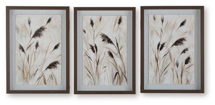 Honslow Wall Art (Set of 3) - Beige (1)