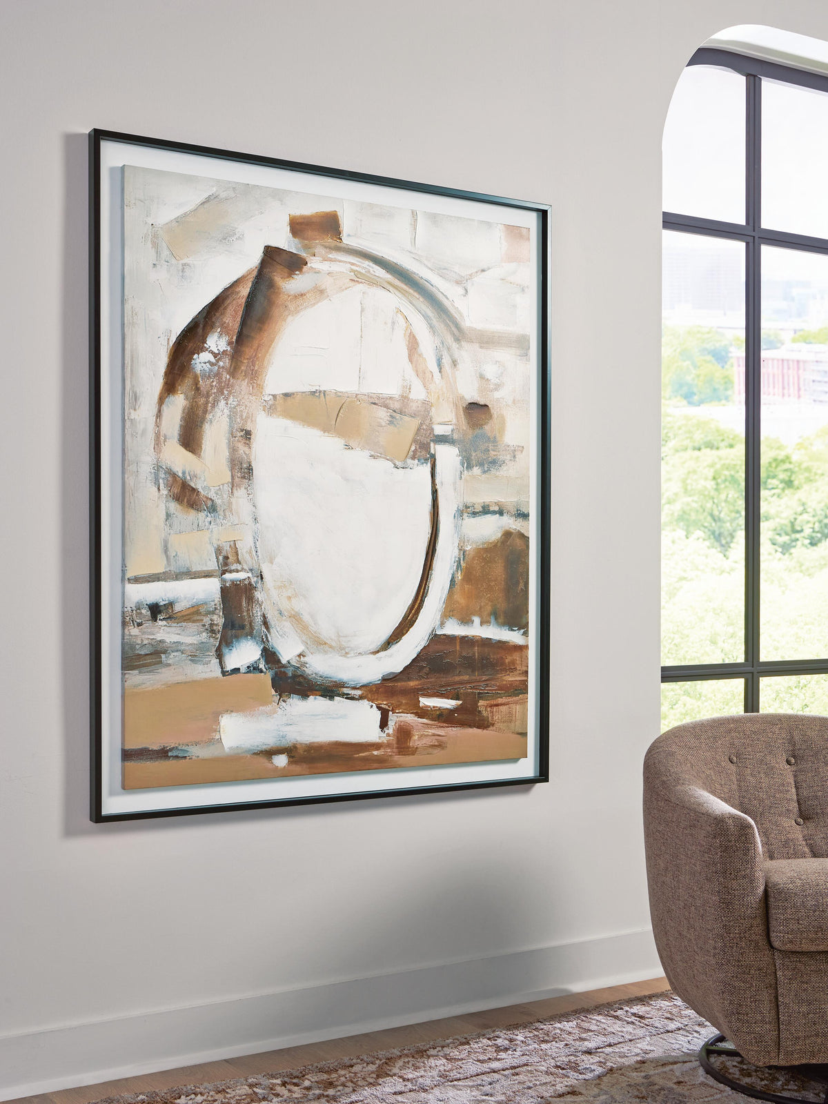 Bradlow Wall Art - Brown/White/Black (2)