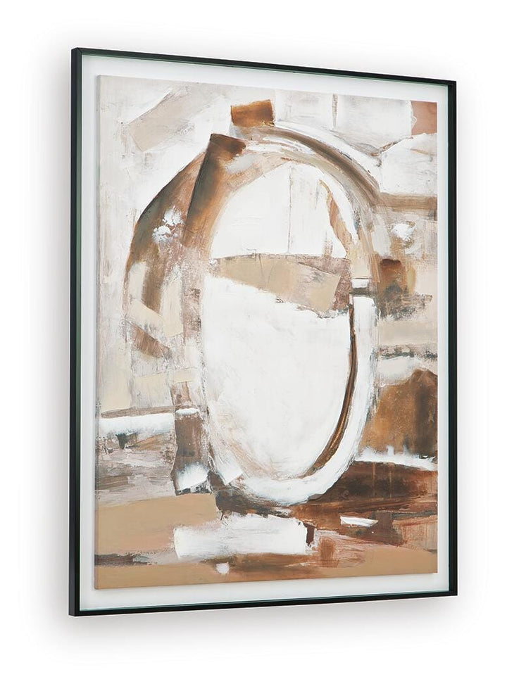 Bradlow Wall Art - Brown/White/Black (3)