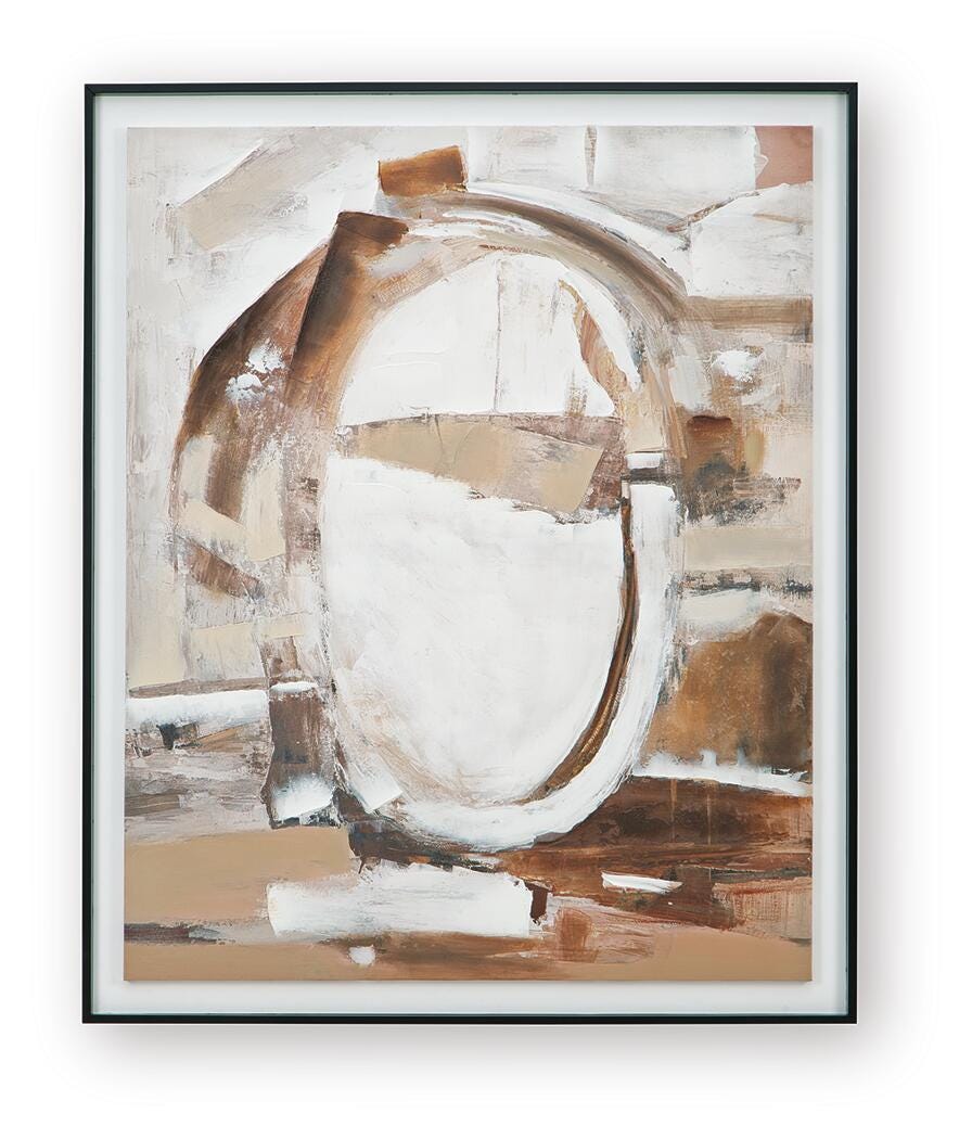 Bradlow Wall Art - Brown/White/Black (1)