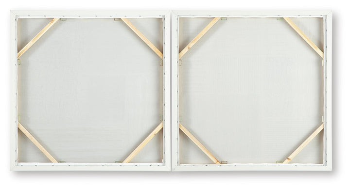 Andorfield Wall Art (Set of 2) - Beige/Black/White (7)