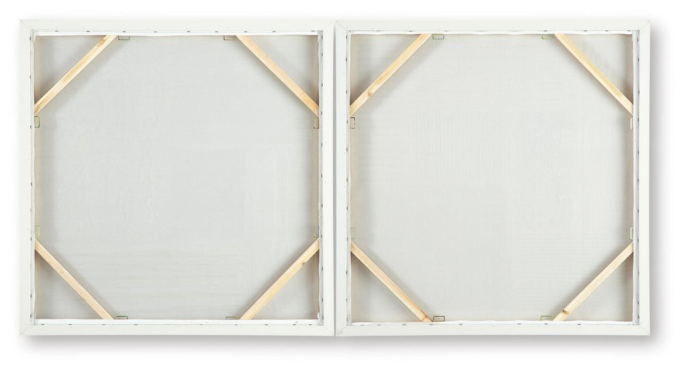 Andorfield Wall Art (Set of 2) - Beige/Black/White (7)