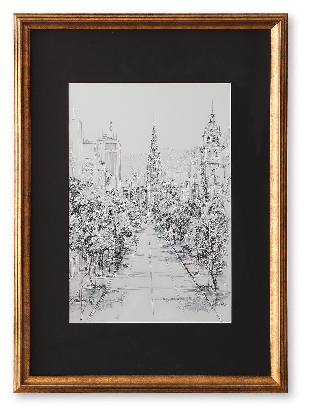 Lemmill Wall Art - Black
