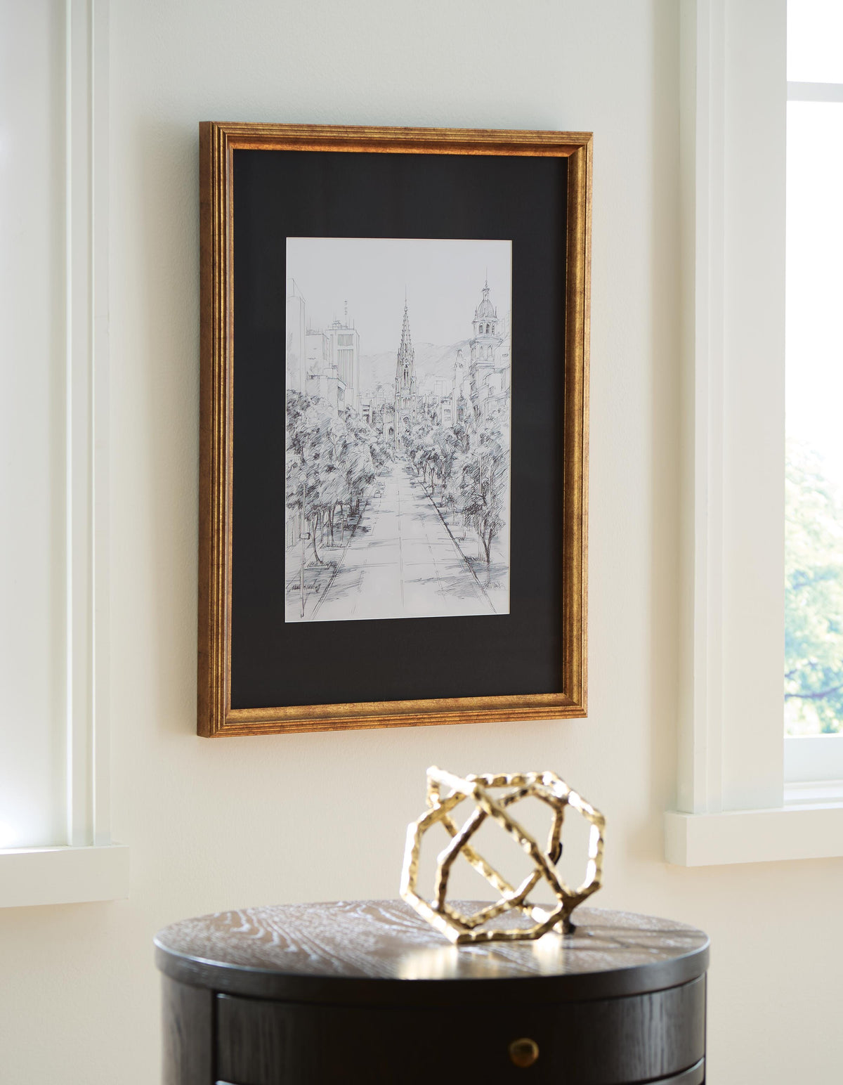 Lemmill Wall Art - Black
