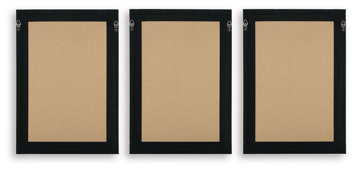 Huddwick Wall Art (Set of 3) - Linen
