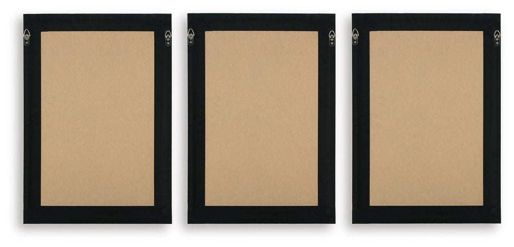 Huddwick Wall Art (Set of 3) - Linen