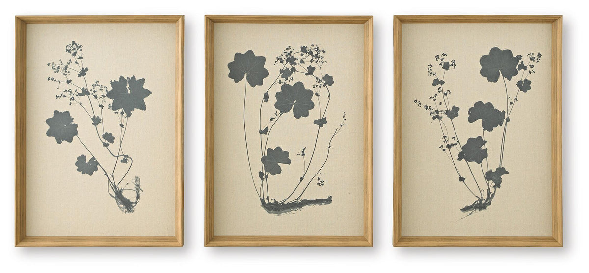 Huddwick Wall Art (Set of 3) - Linen