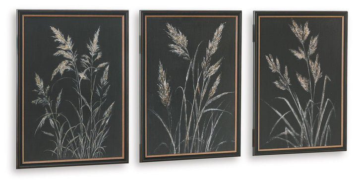 Janisburg Wall Art (Set of 3) - Black
