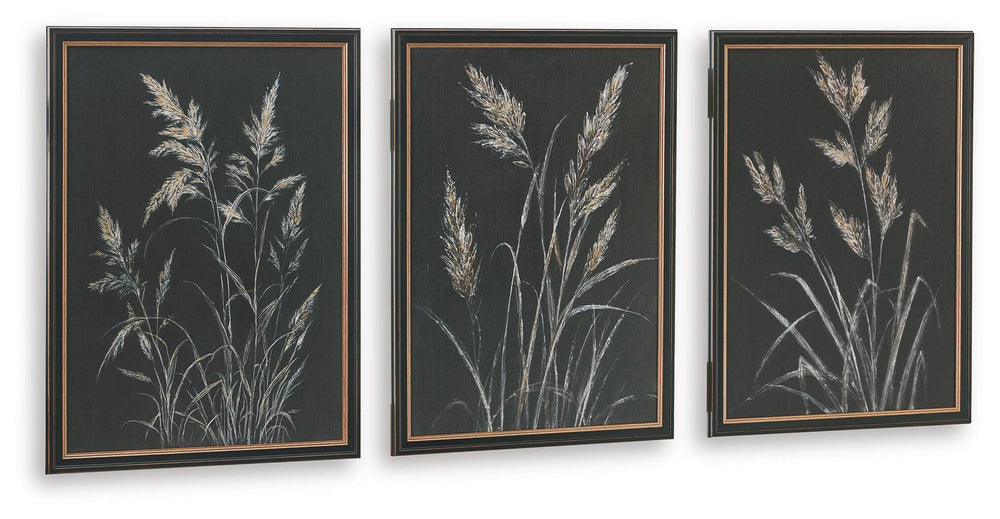 Janisburg Wall Art (Set of 3) - Black