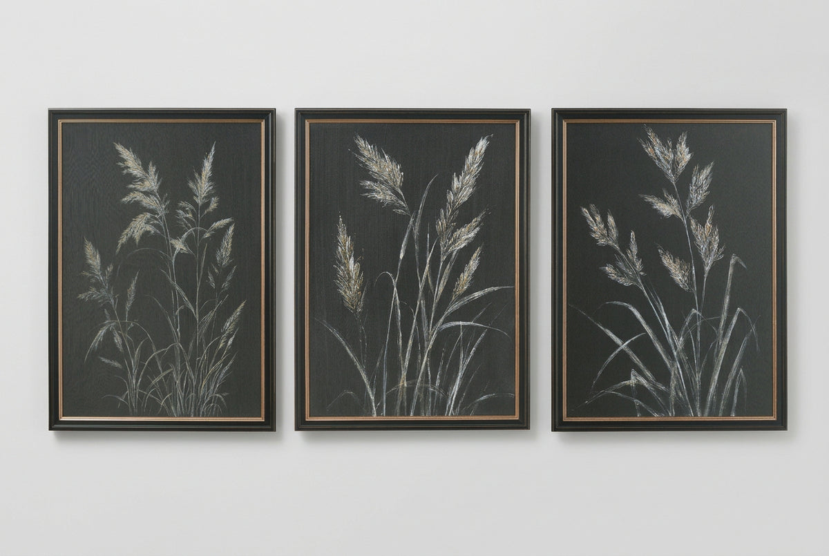 Janisburg Wall Art (Set of 3) - Black