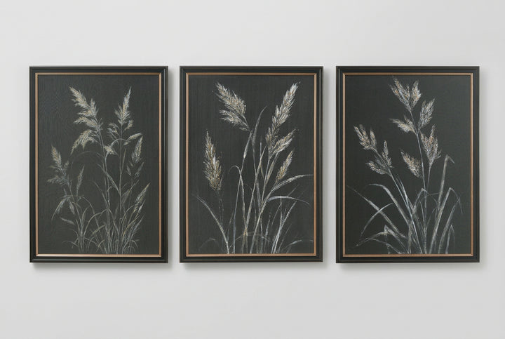 Janisburg Wall Art (Set of 3) - Black