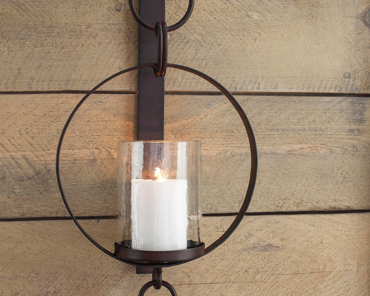 Ogaleesha Wall Sconce - Dark Brown (2)
