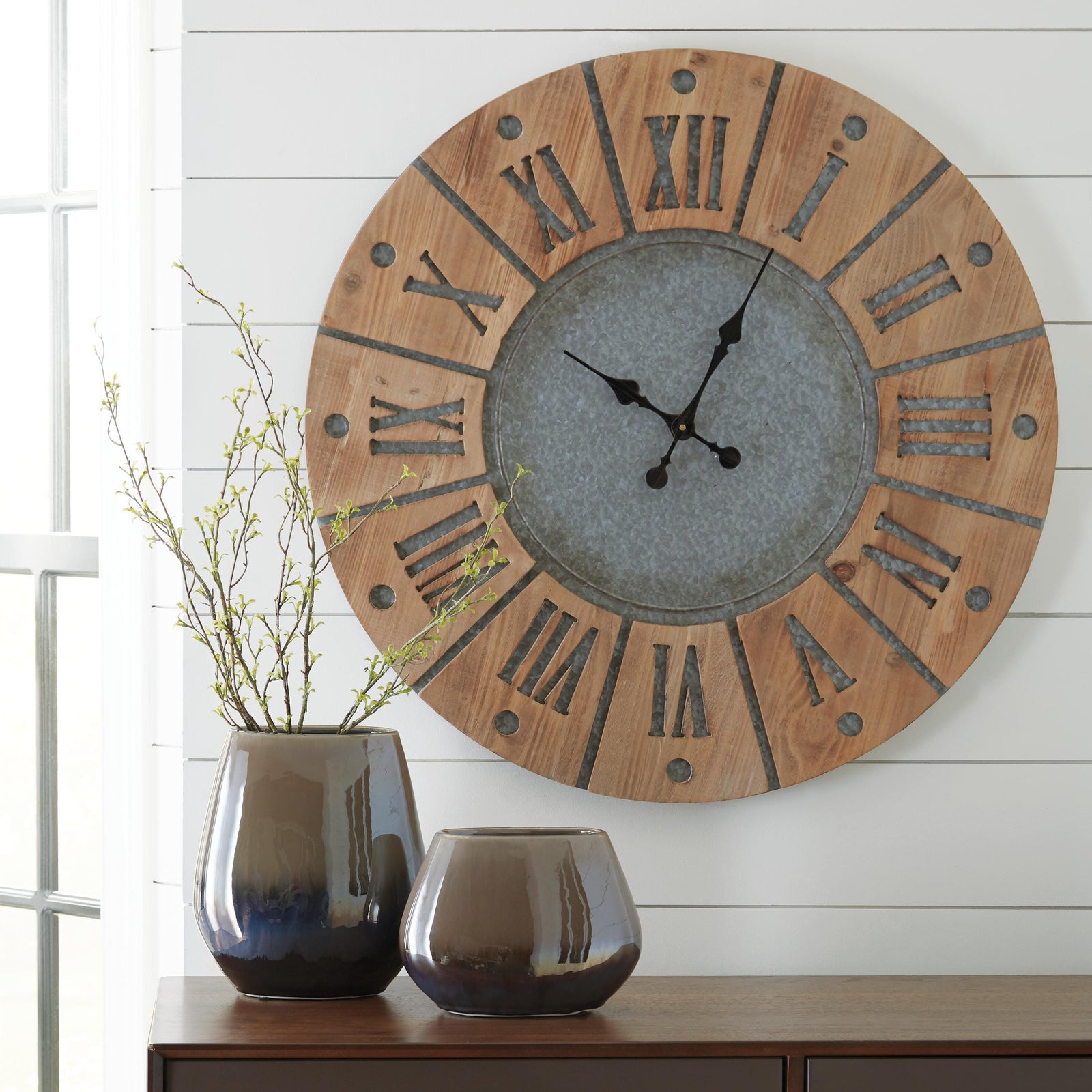 Payson Wall Clock - Dark Gray (2)