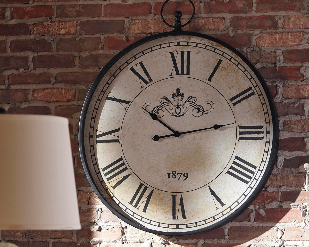 Augustina Wall Clock - Black (2)