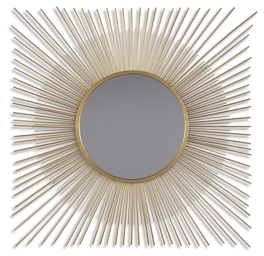 Elspeth Accent Mirror - Gold (1)