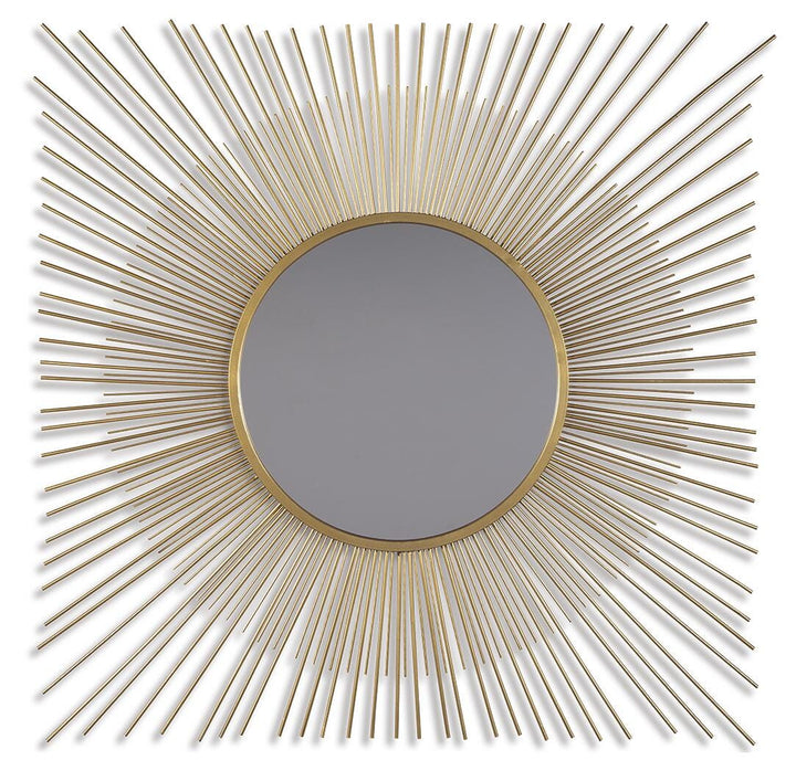Elspeth Accent Mirror - Gold (1)