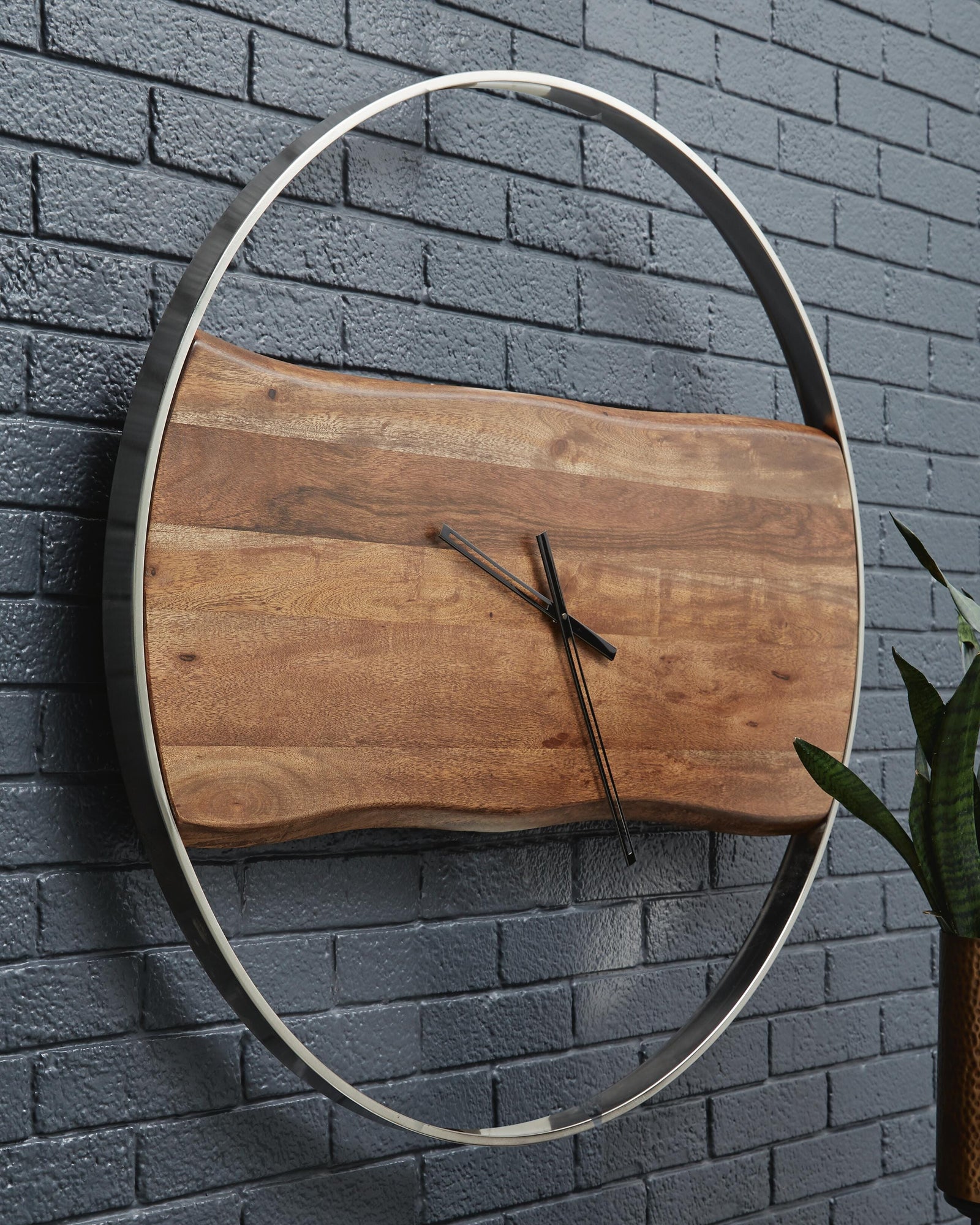 Panchali Wall Clock - Dark Brown (2)