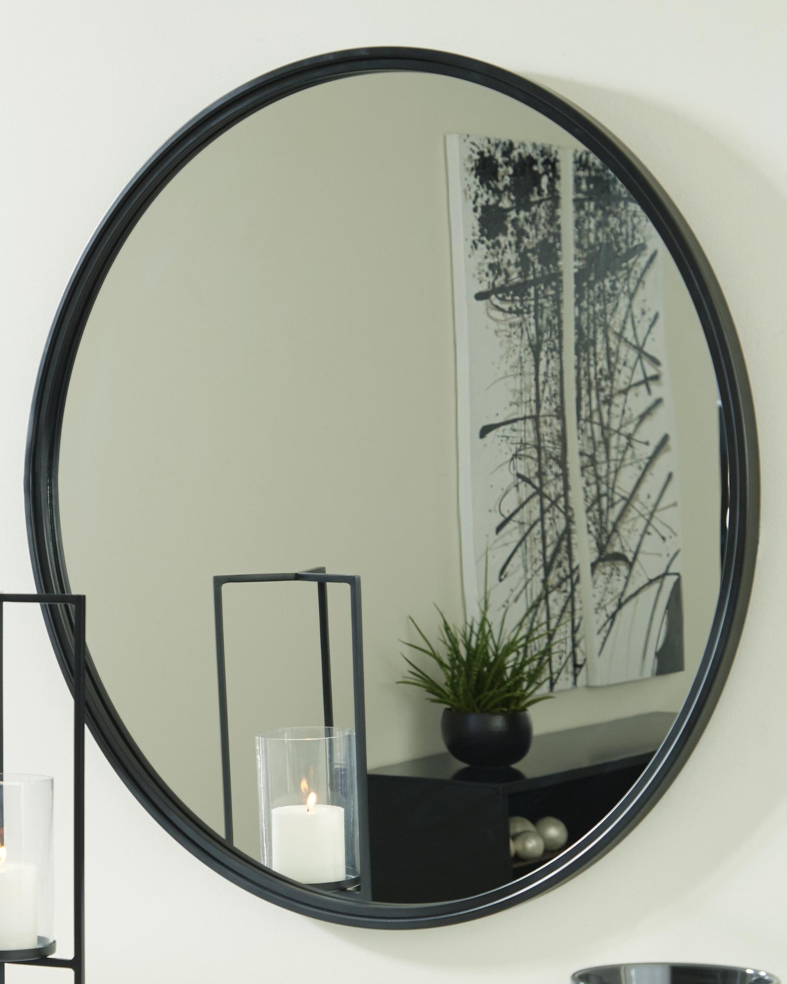 Brocky Accent Mirror - Black (2)
