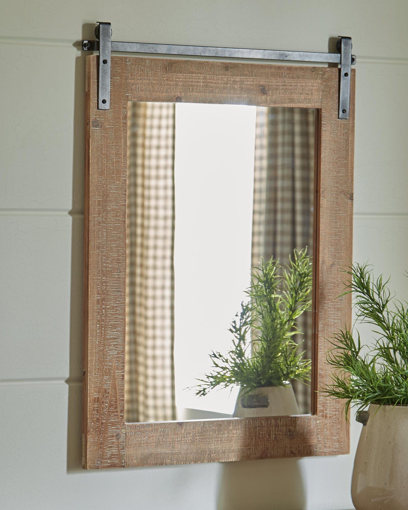 Lanie Accent Mirror - Dark Brown (2)