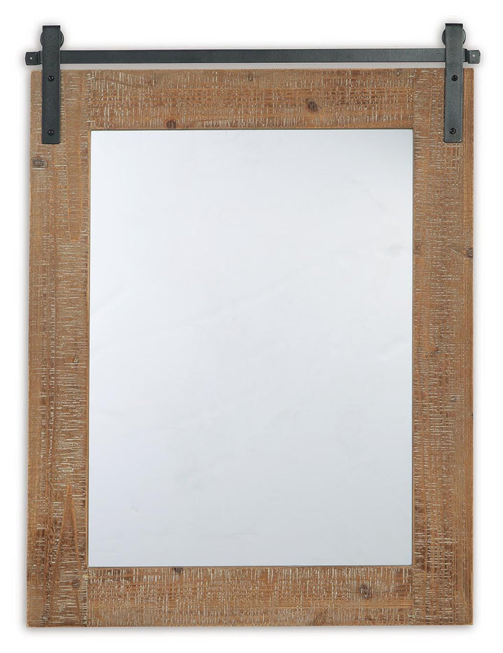 Lanie Accent Mirror - Dark Brown (3)